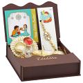 UtsaWe GIFT HAMPER - Alluring Kundan Rakhi With Sparkling Diamonds UtsaWe GIFT HAMPER - Alluring Kundan Rakhi With Sparkling Diamonds
