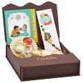 UtsaWe GIFT HAMPER - Mina Peacock Rakhi Embellished with Crystals UtsaWe GIFT HAMPER - Mina Peacock Rakhi Embellished with Crystals