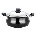 Vinod Black Pearl Hard Anodised Handi with Stainless Steel Lid 2 litres Vinod Black Pearl Hard Anodised Handi with Stainless Steel Lid 2 litres