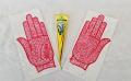 Henna Cone With Ethnic Design Stencils Henna Cone With Ethnic Design Stencils