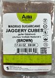 Aara Madras Sugarcane Brown Jaggery Cubes  - 500g
