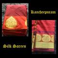Red with Golden shade Kanchipuram Silk Sarees