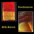 Red color shade Kanchipuram Silk Sarees