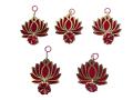 Muktagiri Wall hanging Lotus with Pearl Beads (5pcs )