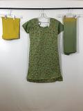 Green Cotton Dress w/ Patiyala Pants & Chiffon Dupatta Green Cotton Dress w/ Patiyala Pants & Chiffon Dupatta