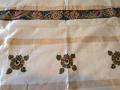 Cream Kalamkari Cotton Silk Saree w/ Aari Embroidery Cream Kalamkari Cotton Silk Saree w/ Aari Embroidery