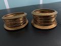 Gold Metal Bangles / Kada Set 2.2
