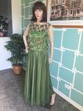 Green Skirt & Green Embroidered Top - Size Large (Clearance Sale ) Green Skirt & Green Embroidered Top - Size Large (Clearance Sale )