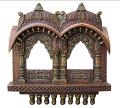 Antique Look Handcrafted Wall Decor Window 25"