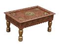 Copper Finish Handcrafted Coffee Table 42"