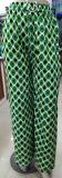 Green Printed Cotton Comfortable Palazzo Pants