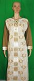 Brown and White Woolen Kurti ( XL )
