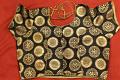 Black Gold Designer Stitched Silk Blouse ( 2XL,  3XL) 