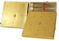 Golden Ganesh Decorative Fancy Empty Indian Sweets Gift Boxes