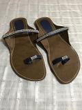 Brown Ink blue Fancy Traditional Sandals / Slippers for Women - 7