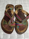 Rajasthani Style Multi Color Thread Work Sandals for Women 7-9 Rajasthani Style Multi Color Thread Work Sandals for Women 7-9