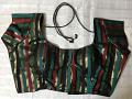 Multi Color Lines w/ Cups Silk Readymade Blouse S-M