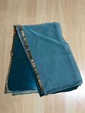 Navy Blue Dye w/ Gold Borders Georgette Dupatta Chunni Navy Blue Dye w/ Gold Borders Georgette Dupatta Chunni