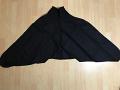 Plain Black Cotton Harem Pant Medium Size