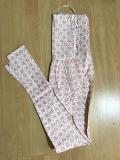 Relaxing Cotton Self Pink Design Churidar Pants Relaxing Cotton Self Pink Design Churidar Pants