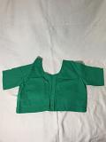 Green Cotton Blouse w/  Front Open (Sizes: 34, 44)