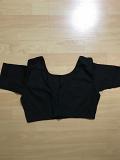 Black Cotton Blouse w/ Front Open (Sizes: 34) Black Cotton Blouse w/ Front Open (Sizes: 34)