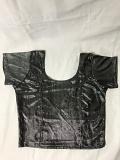 Metalic Black Embroidered Sequence Streachable Blouse