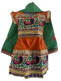 Chaniya Choli Raas Garba Dress in Traditional Orange- 1yrs Baby Girl