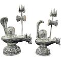 925 Sterling Silver Hallmarked Solid Shiva Lingam idol / Statue / Murti