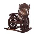 Rocking Chair w/ Intricate Handcrafted Carving 