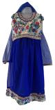 Bold Royal Blue Lehenga & White Floral Choli Girls 4 to 5 Year