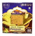 Rani Pappadums (Indian Lentil Wafer Snack) Black Pepper, 7 ounce (200g) Approximately 15pc, 7 inches ~ All Natural, Gluten Free | NON-GMO | Vegan | Indian Origin Rani Pappadums (Indian Lentil Wafer Snack) Black Pepper, 7 ounce (200g) Approximately 15pc, 7 inches ~ All Natural, Gluten Free | NON-GMO | Vegan | Indian Origin