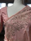 Peach Soft Organza Saree with Intricate Zari Work Includes stitched blouse Peach Soft Organza Saree with Intricate Zari Work Includes stitched blouse