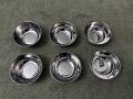 6 Pcs Stainless Steel Curved Shape Katori / Bowl / Vati - 4" Wide 6 Pcs Stainless Steel Curved Shape Katori / Bowl / Vati - 4" Wide