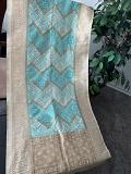 Party Wear / Wedding Green Banaras Dupatta Party Wear / Wedding Green Banaras Dupatta