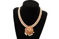 Red Kemp Stone Short Necklace Red Kemp Stone Short Necklace