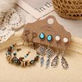 3 Pair Bohemian Earring Style 4 3 Pair Bohemian Earring Style 4