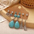 3 Pair Bohemian Earring Style 5 3 Pair Bohemian Earring Style 5