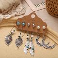 3 Pair Bohemian Earring Style 6 3 Pair Bohemian Earring Style 6