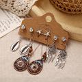 3 Pair Bohemian Earring Style 7 3 Pair Bohemian Earring Style 7
