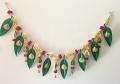 Bandarwal, Toran, Door Hanging w/ Ganesha & Mango Leaves, Diwali Decor Bandarwal, Toran, Door Hanging w/ Ganesha & Mango Leaves, Diwali Decor
