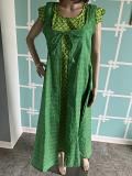 Trendy Green Colored Causal Cotton Kurti-Jacket Set Trendy Green Colored Causal Cotton Kurti-Jacket Set