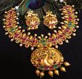 Antique Golden Peacock Designer necklace with Earrings!!!! Antique Golden Peacock Designer necklace with Earrings!!!!