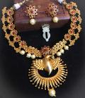 Peacock Antique Golden Necklace and Earrings!!!!