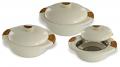 InDit Eleganza Thermal Food Server Hot-Pot Casserole, 3-Piece Set InDit Eleganza Thermal Food Server Hot-Pot Casserole, 3-Piece Set
