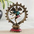 Revered Nataraja Brass Idol 7.3" Revered Nataraja Brass Idol 7.3"