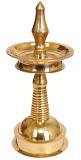 Traditional Kerala Puja Brass Lamp 7 Inches