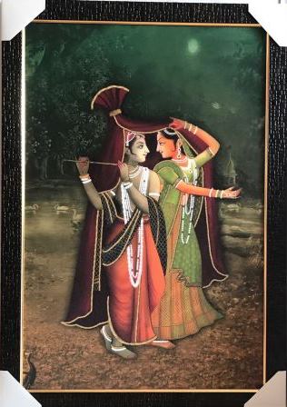 Acrylic Wall Art Photo Frame of Radha Krishna # 17 - 20 x 30" Acrylic Wall Art Photo Frame of Radha Krishna # 17 - 20 x 30"