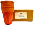 Swastik - Kullad - Earthen Clay Cups - 250 ml - 2 Pcs