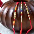 Colorful Bead & Stone Work Rakhis Colorful Bead & Stone Work Rakhis
